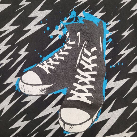 Lightning AOP Shirt 2XL 25x29 Black White - Picture 3 of 11